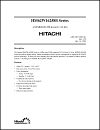HM62W16258BLTT-5SL Datasheet