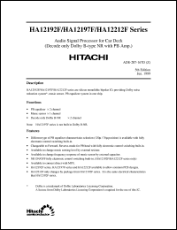 HA12198F Datasheet