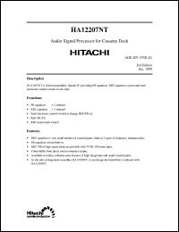 HA12207NT Datasheet