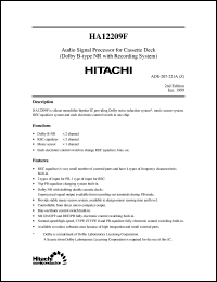 HA12209F Datasheet