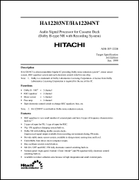 HA12203NT Datasheet