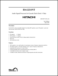 HA12211NT Datasheet