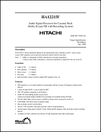 HA12215F Datasheet