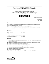HA12222F Datasheet