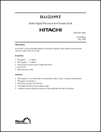 HA12219NT Datasheet