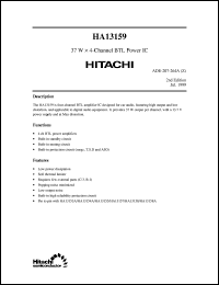 HA13159 Datasheet