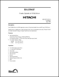 HA13561F Datasheet