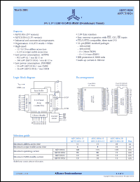 AS7C31024-20JC Datasheet