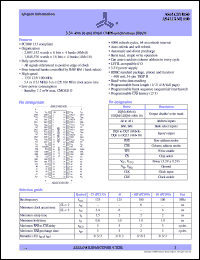 AS4LC8M8S0-10FTC Datasheet