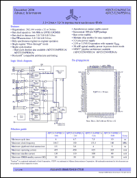 AS7C33256PFS32A-133TQI Datasheet