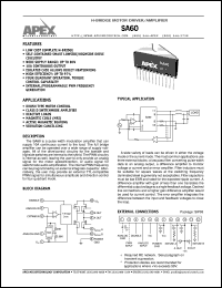 SA60 Datasheet