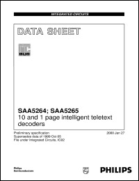 SAA5265 Datasheet