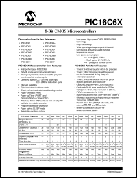 PIC16C61-04I-P Datasheet