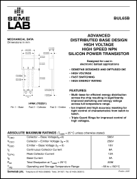 BUL65B Datasheet