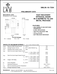 SML30-10A-T254 Datasheet