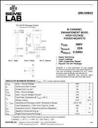 SML50B22F Datasheet