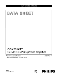 CGY2014TT Datasheet