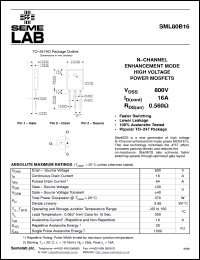 SML80B16F Datasheet