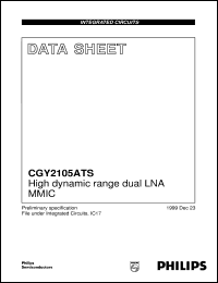 CGY2105ATS Datasheet