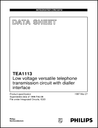 TEA1113-C1 Datasheet