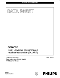 SC26C92C1A Datasheet