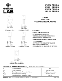 LM123AK-05-883B Datasheet