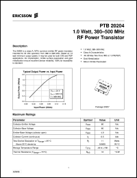 PTB20200 Datasheet