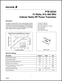 PTB20220 Datasheet