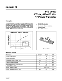 PTB20030 Datasheet