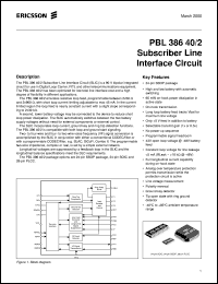 PBL38640-2SHT Datasheet