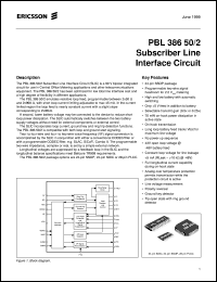 PBL38650-2SHT Datasheet