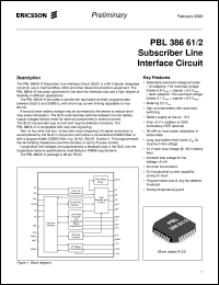 PBL38661-2QNT Datasheet