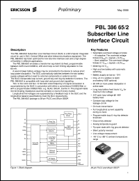 PBL38665-2SHT Datasheet