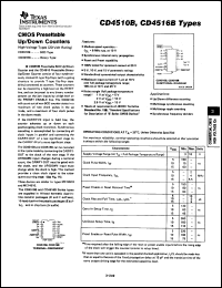 CD4516BE Datasheet