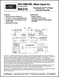 MX375P Datasheet
