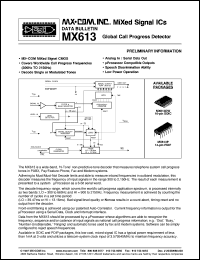 MX613DW Datasheet