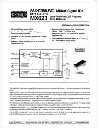 MX623P Datasheet