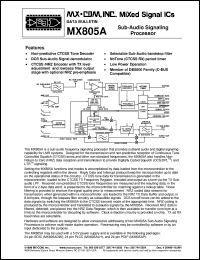 MX805AP Datasheet