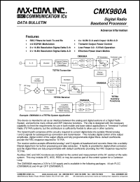 CMX980AL6 Datasheet