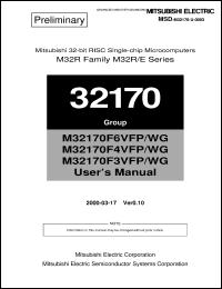 M32170F6VFP Datasheet