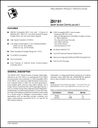 Z8018110FEC Datasheet