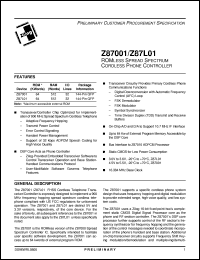 Z87L01 Datasheet