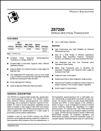 Z87200 Datasheet