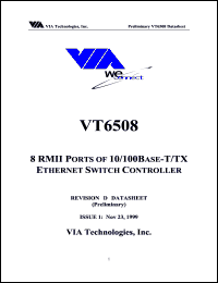 VT6508 Datasheet