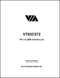 VT83C572 Datasheet