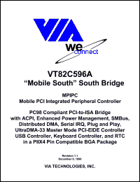 VT82C596 Datasheet