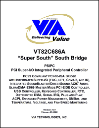 VT82C686A Datasheet