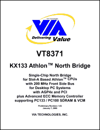 VT8371 Datasheet