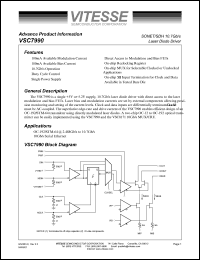 VSC7990W Datasheet