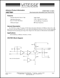 VSC7991X Datasheet